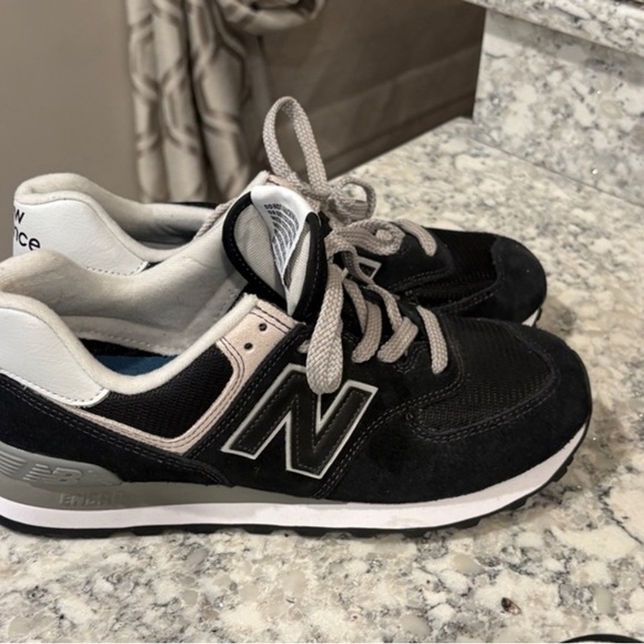 New Balance Shoes - New Balance Black and White Sneakers